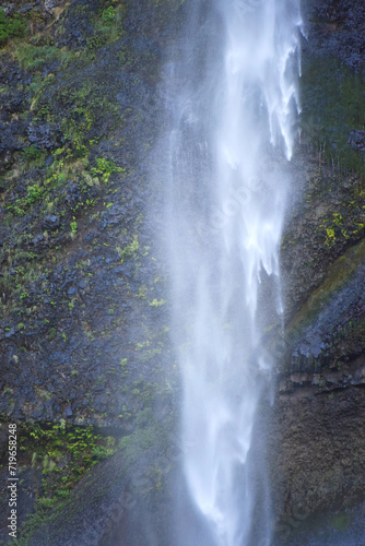 Closeup of Multnomah Falls