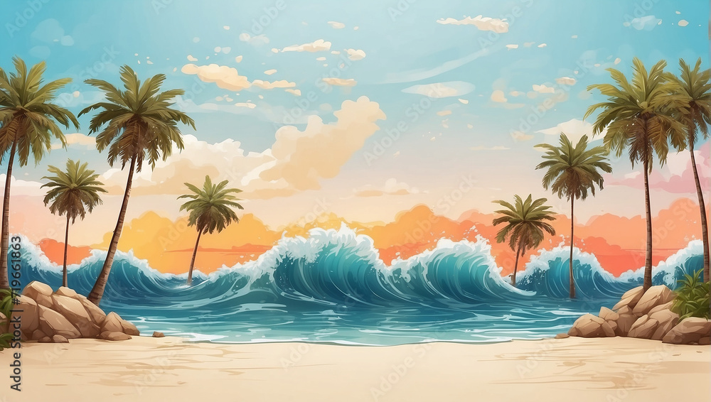 tree on the beach beach with palm trees beach with palm trees and waves tropical island with palm trees beach with palm trees
