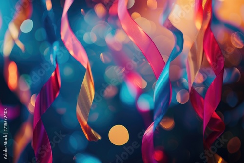Dynamic colorful streamers ...