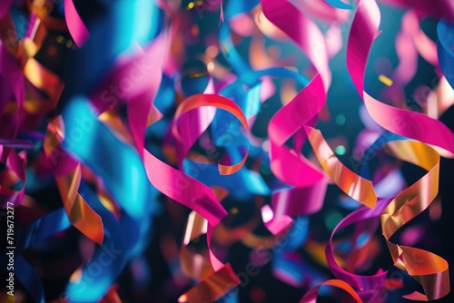 Dynamic colorful streamers ...