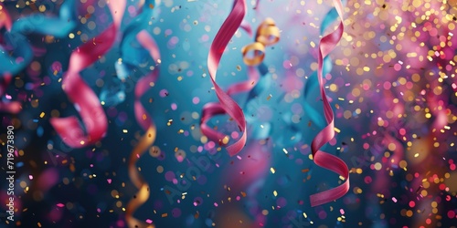 Dynamic colorful streamers ...