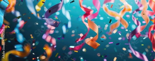 Dynamic colorful streamers ...