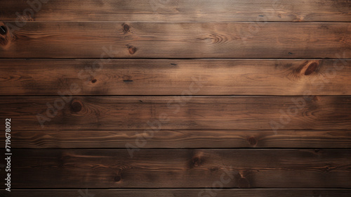 top down of the empty dark wooden table.