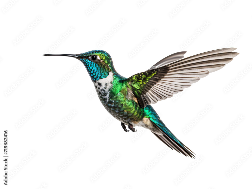 Fototapeta premium a hummingbird flying in the air
