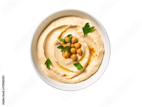 a bowl of hummus with spices