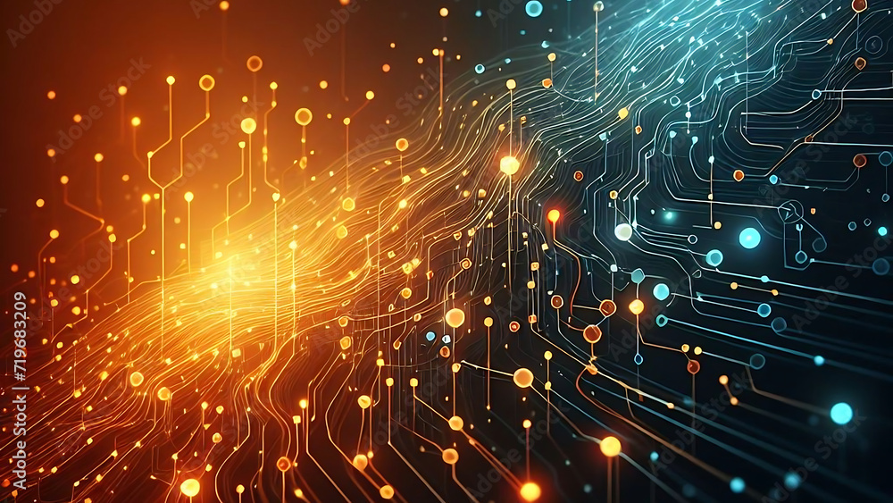 Fototapeta premium Ethereal Glow Spectrum