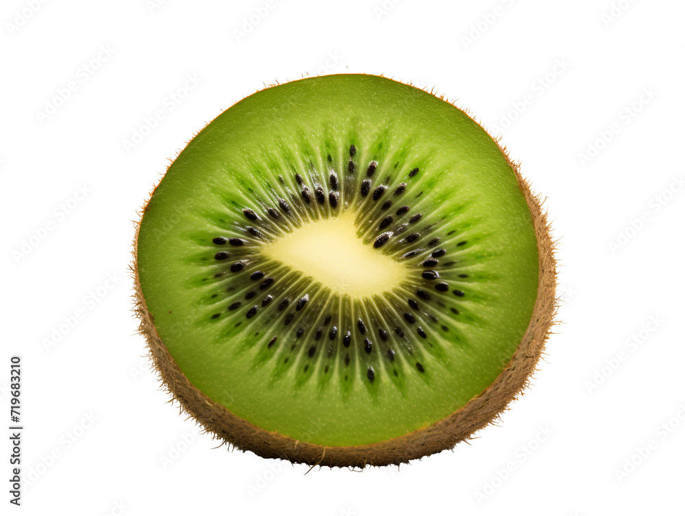 a kiwi cut in half a kiwi cut in half
