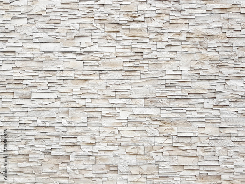 Modern brick stone wall background. Sandstone texture