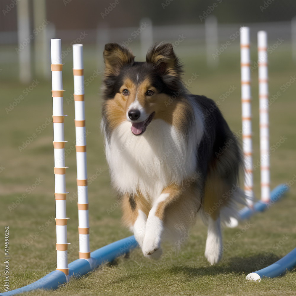 border collie dog agility