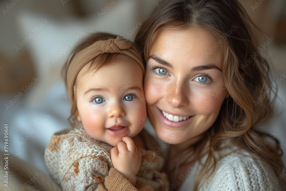 Mom and her lovely baby Mom and her lovely baby