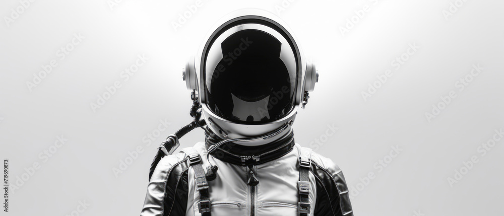 custom made wallpaper toronto digitalStylish portrait of an astronaut in a suit in monochrome