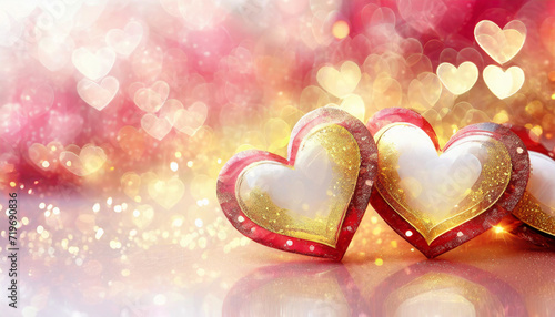 Two hearts, Valentines Day background, Hearts, Anniversary, Love