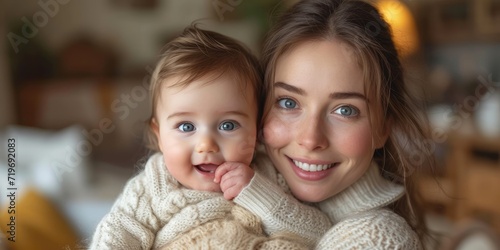 Mom and her lovely baby