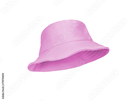 Pink bucket hat PNG transparent