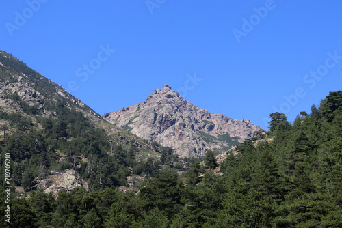 Der Gipfel des Paglia Orba vom Virtual aus gesehen, Korsika, Frankreich