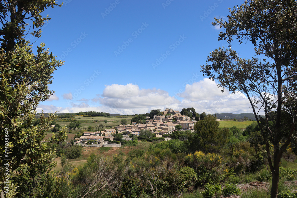 Obraz premium Ansicht vom Dorf Murs bei Gordes, Provence, Frankreich