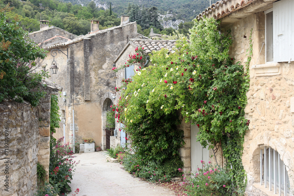 Das alte Dorf Oppède Le Vieux im Luberon, Provence, Frankreich