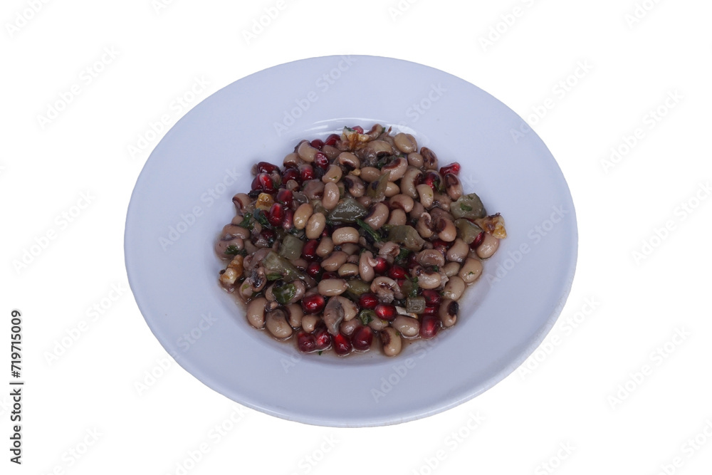 Black Eyed Pea Salad, a traditional Turkish appetizer. Healthy vegan salad. Black Eyed Pea Salad, a traditional Turkish appetizer. Healthy vegan salad.