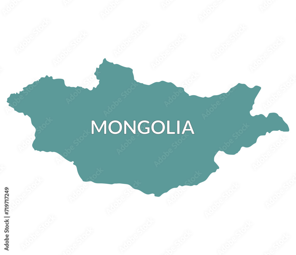 Mongolia map. Map of Mongolia