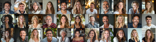 Diverse People Face Or Avatar Portraits