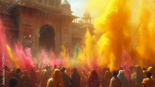 Holi - festival, food, colors, wishes