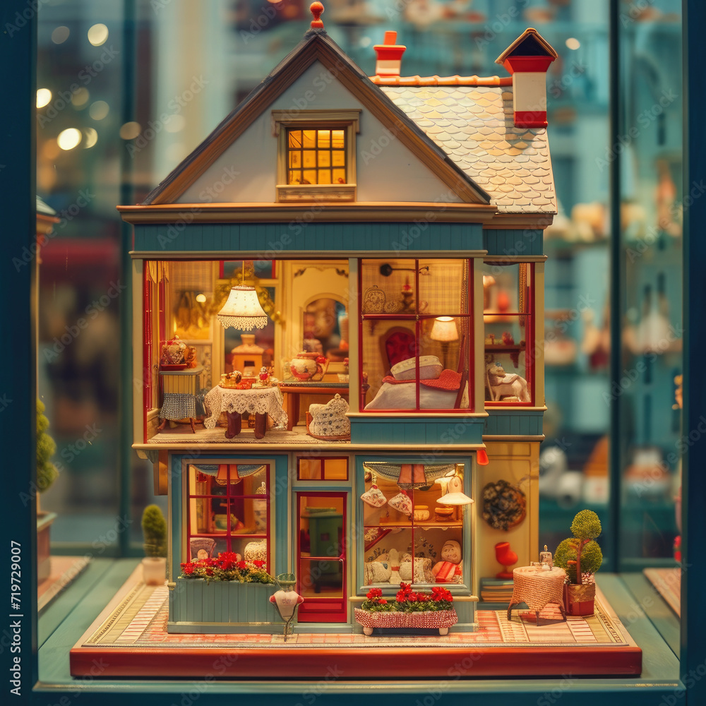 Scheme: Vacant Dollhouse in a Toy Store