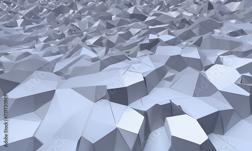 3d illustration Abstract low poly background