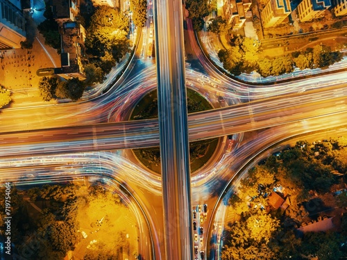 Guanghzou city aerial view photo