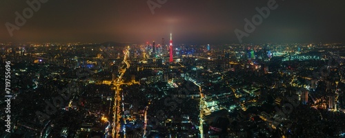 Guanghzou city skyline night photo