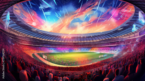 Spectacular Stadium Skyline - Paris 2024 Olympics photo