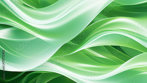 abstract elegant green wavy luxury flowing background for business
