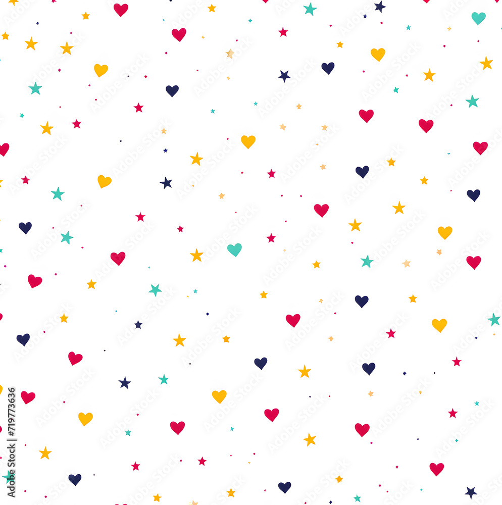 miniature-heart-star-moon-and-little-flower-in-vibrant-watercolors-embodying-a-cute-pattern