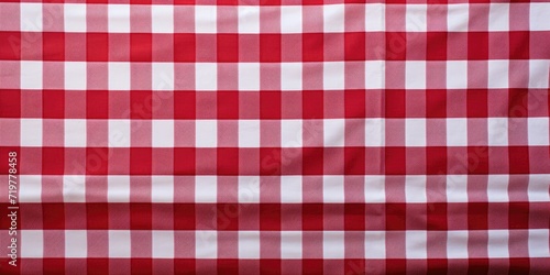 Checkered tablecloth texture for product display or design layout.