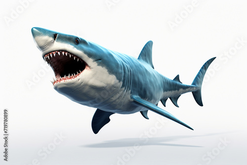 shark animal on white background © Salawati