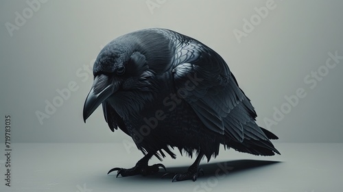 raven on a branch