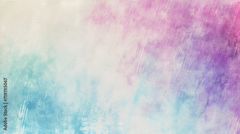 Abstract Painting of Blue, Pink, and Purple Abstract Painting of Blue, Pink, and Purple