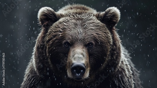 brown bear portrait