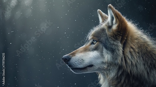 wolf in winter