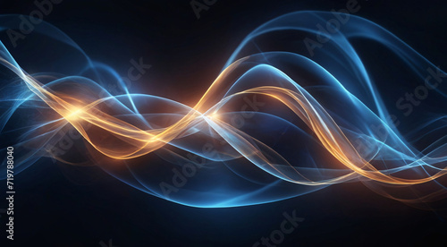 abstract elegant blue light luxury flowing background for business