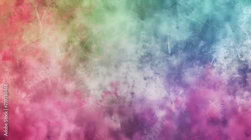 Vibrant Multicolored Background With Billowing Smoke