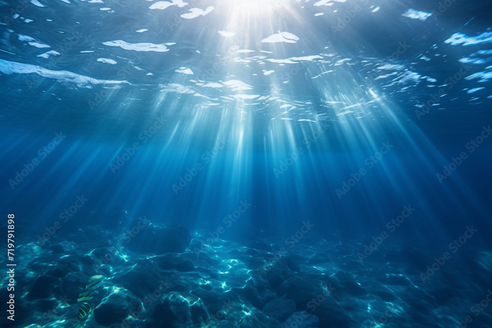 beautiful underwater view with sunlight beautiful underwater view with sunlight