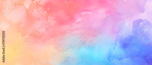 Vibrant Multicolored Background With Diverse Paint Splatters © Daniel