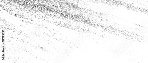 Splattered grunge noise texture. Dirty scattered grain background. Dotted halftone textured overlay. Sand dust grit distressed wallpaper. Black random dot backdrop for poster, banner, print. Vector
