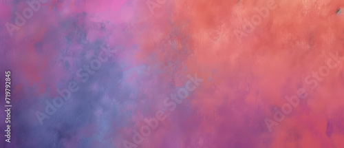Vibrant Pink and Purple Clouds in the Sky Painting