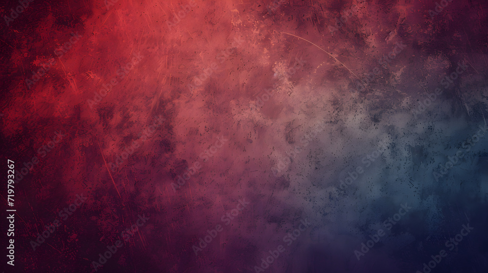 Red, Blue, and Purple Background With Black Contrast