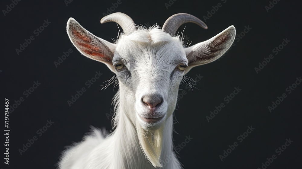portrait of a goat portrait of a goat