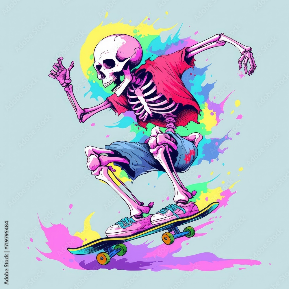 character, cartoon, illustration, vector, playing skateboard, cool, focus, t-shirt design, tee design, white background character, cartoon, illustration, vector, playing skateboard, cool, focus, t-shirt design, tee design, white background