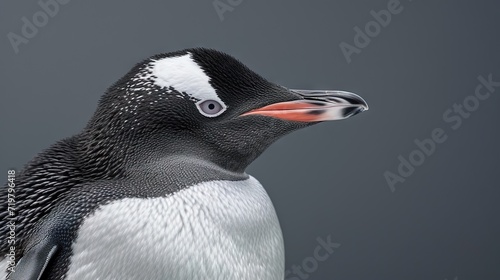 penguin headshot closeup © Brian