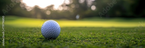 golf ball on the golf course