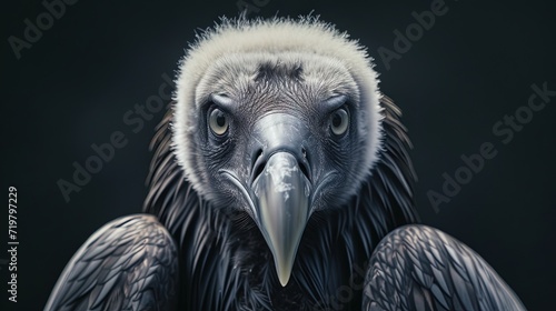 black vulture bird photo